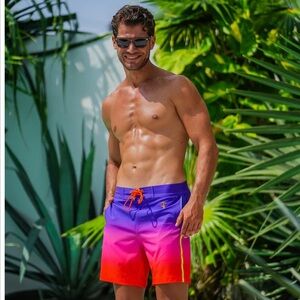 Tucann Men’s Premium Swim Shorts Faded Crimson v2 - 5" Size M NWT